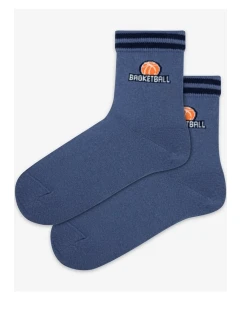 CHLAPECKÉ VZOROVANÉ PONOŽKY 11-15 LET W025