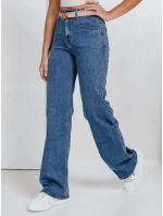 Dámské modré džíny s širokými nohavicemi FashionStreet UY2770