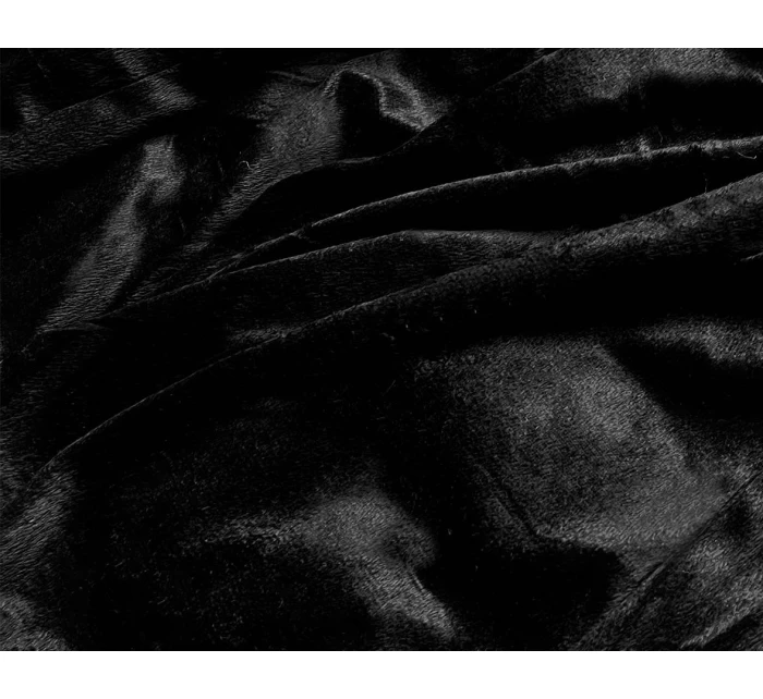 PUCHOWA ZIMOWA KURTKA DAMSKA CZARNA model 21245290 - LHD