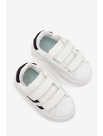 Dětské Sportovní Boty Sneakersy Z Eko Kůže Bílé Renel Dětské Sportovní Boty Sneakersy Z Eko Kůže Bílé Renel