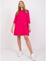 Šaty RV SK model 17047402 fuchsiová - FPrice Šaty RV SK model 17047402 fuchsiová - FPrice