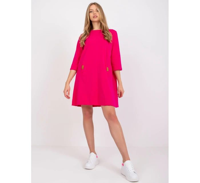 Šaty RV SK model 17047402 fuchsiová - FPrice Šaty RV SK model 17047402 fuchsiová - FPrice