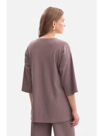 Žebrovaný pletený top model 21379880 - BeWear