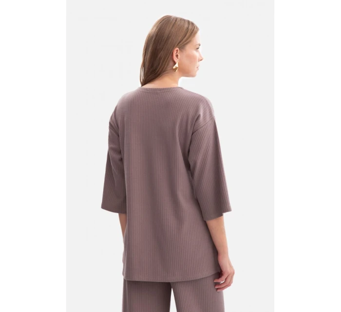 Žebrovaný pletený top model 21379880 - BeWear