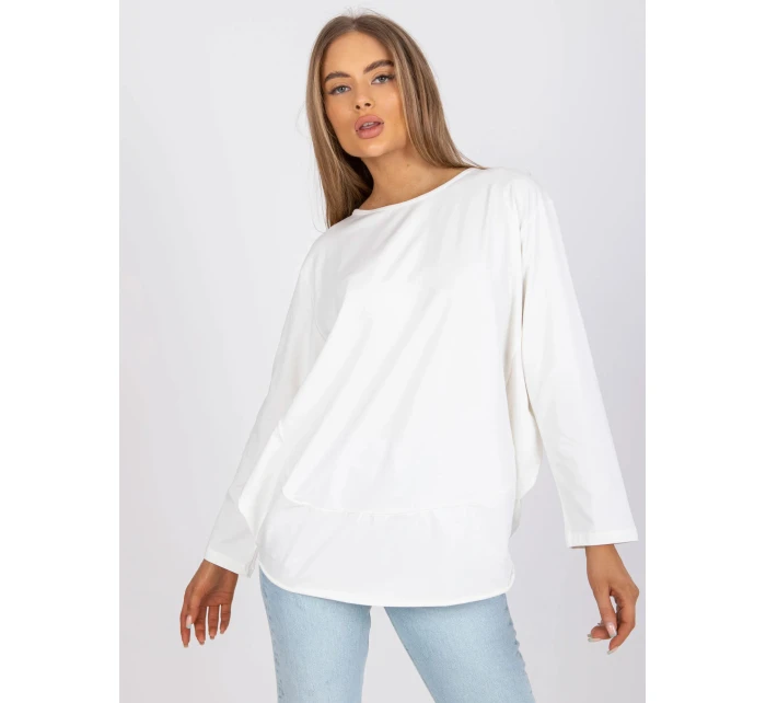 Dámská halenka EM BZ 611.61P Ecru - FPrice Dámská halenka EM BZ 611.61P Ecru - FPrice