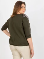 Dámská halenka EM BZ HW 20 478.42P Khaki tmavě zelená - FPrice