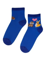 PERFECT WOMAN Valentýnské vzorované ponožky pro ženy