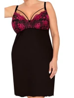 Noční košile Candy black plus - Donna