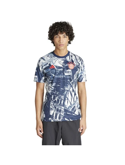 Adidas FC Bayern Předzápasové tričko JSY IQ0614 Adidas FC Bayern Předzápasové tričko JSY IQ0614