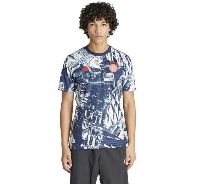 Adidas FC Bayern Předzápasové tričko JSY IQ0614 Adidas FC Bayern Předzápasové tričko JSY IQ0614