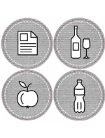 KOŠ 22 L SADA 3 KS ANTRACITOVÝ KOŠ 22 L SADA 3 KS ANTRACITOVÝ