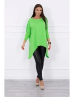 Oversize halenka světle zelená