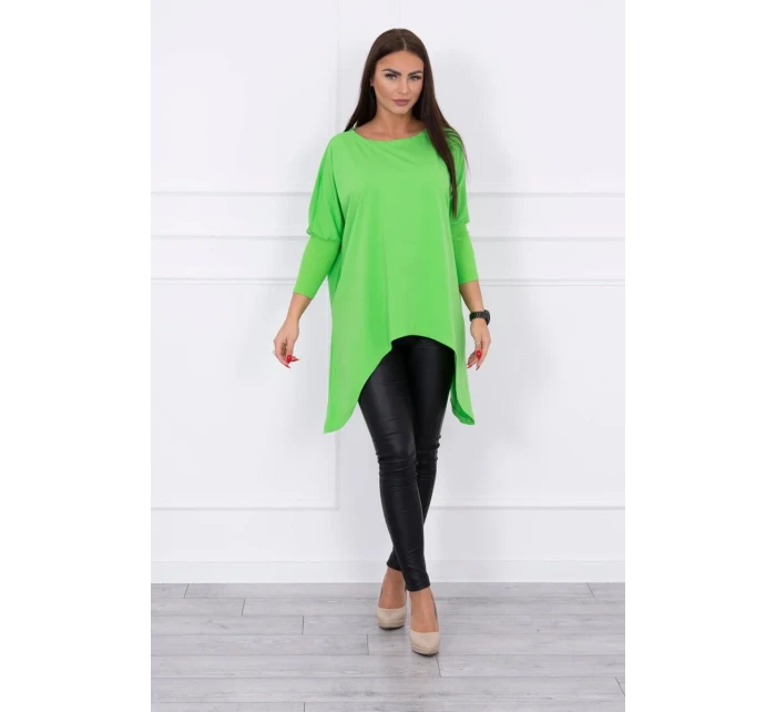 Oversize halenka světle zelená