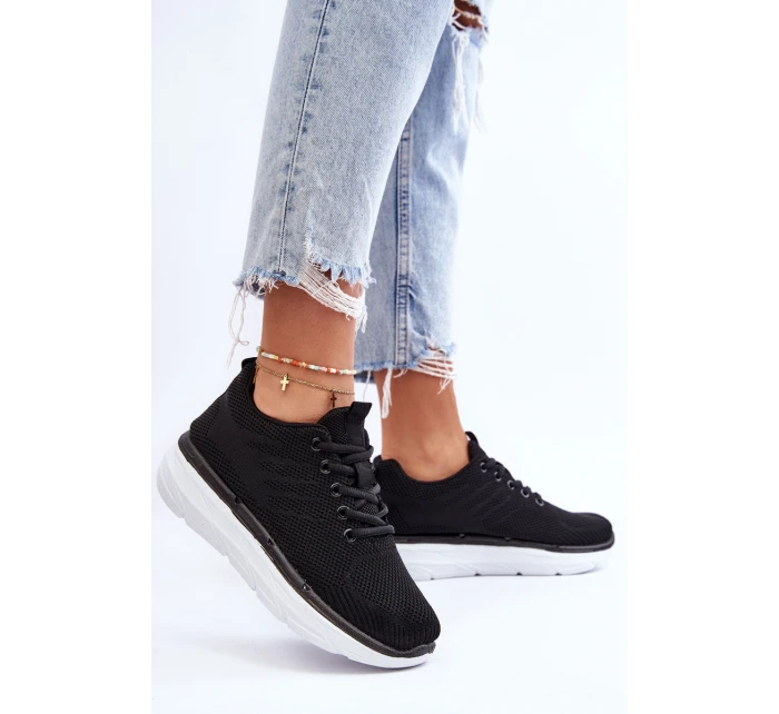 Dámská šněrovací sportovní obuv Černá Lavarone Dámská šněrovací sportovní obuv Černá Lavarone