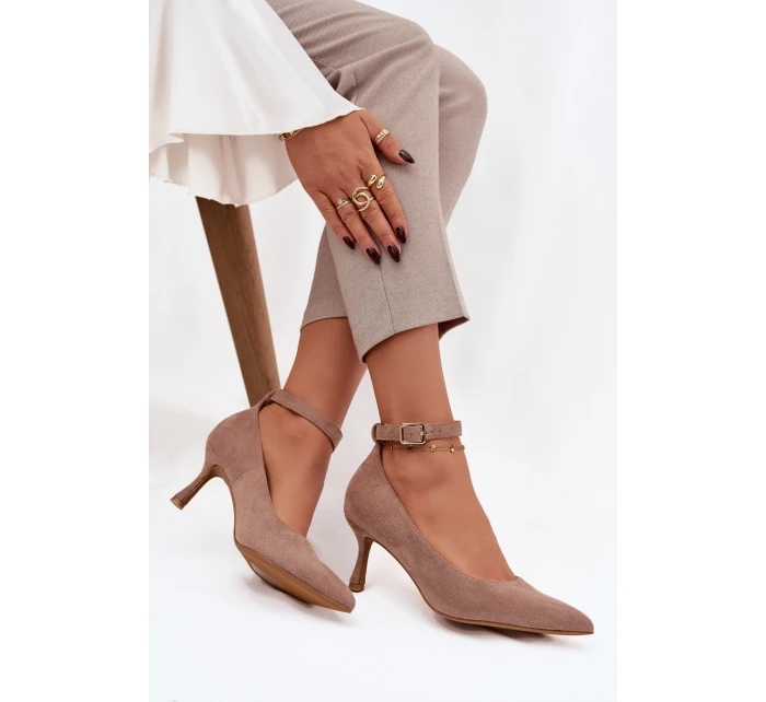 lodičky s tmavě béžové model 21757663 - Boto