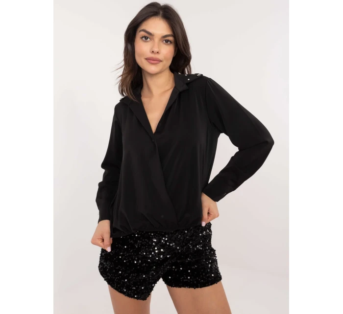 Koszula DHJ KS model 20619238 czarny - FPrice Koszula DHJ KS model 20619238 czarny - FPrice