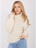Sweter IN SW model 21782339 jasny beżowy - FPrice
