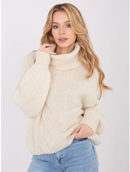 Sweter IN SW model 21782339 jasny beżowy - FPrice