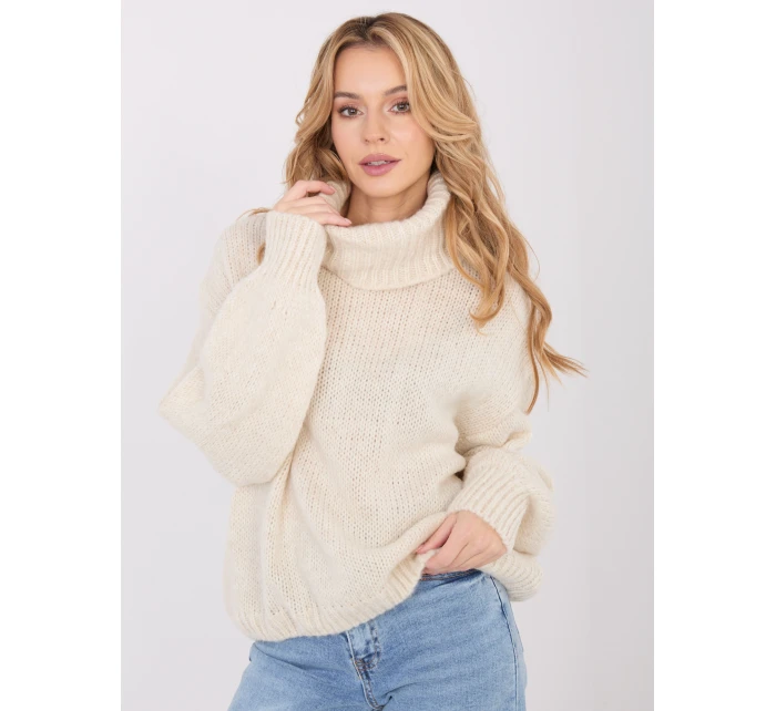 Sweter IN SW model 21782339 jasny beżowy - FPrice