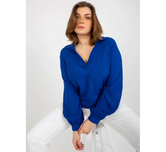 Dámská košile LK KS 509032.88P tmavě modrá - FPrice