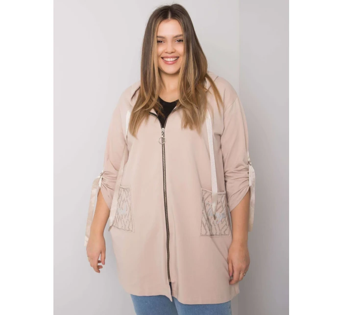 Mikina RV BL 6795.84 béžová