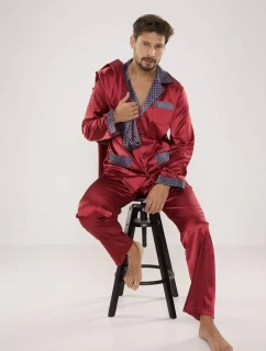 Pánské saténové pyžamo model 11329360 - De Lafense