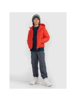 Chlapecká péřová bunda se syntetickou výplní model 21814891 dětské - 4F Chlapecká péřová bunda se syntetickou výplní model 21814891 dětské - 4F