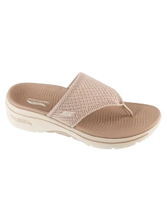 Sandály Skechers Go Walk Arch Fit 2.0 – Carrie 140861-TPE, béžové, velikost 36