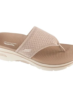 Sandály Skechers Go Walk Arch Fit 2.0 – Carrie 140861-TPE, béžové, velikost 36