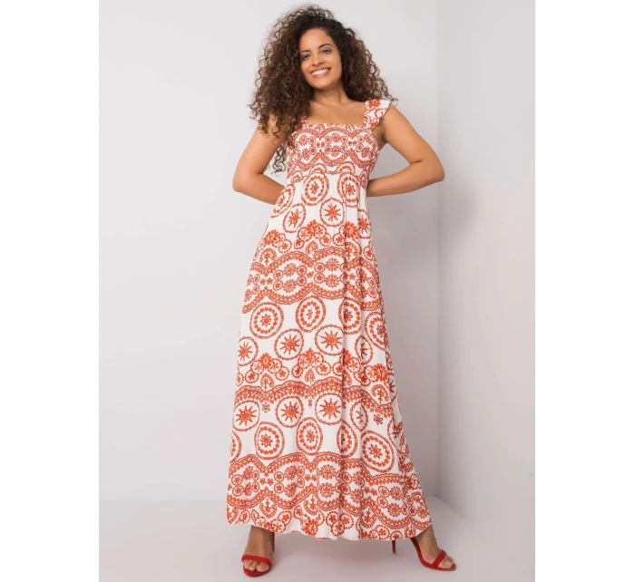 Sukienka DHJ SK model 21294252 pomarańczowy - FPrice