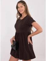 Šaty RV SK 5672.03P tmavě hnědé Šaty RV SK 5672.03P tmavě hnědé