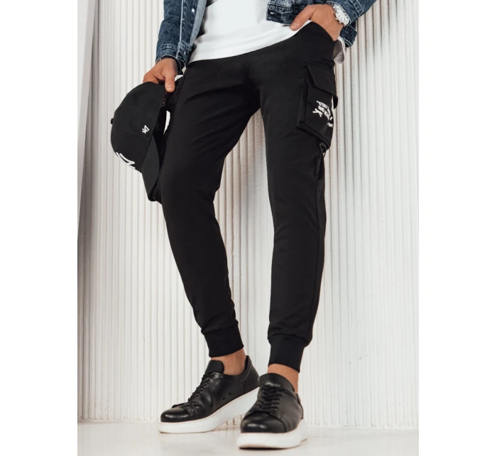 Pánské bojové kalhoty černé Dstreet UX4161