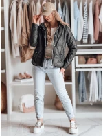 Dámská přechodná prošívaná bunda MARISSIA černá FashionStreet TY4853 Dámská přechodná prošívaná bunda MARISSIA černá FashionStreet TY4853