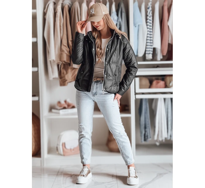 Dámská přechodná prošívaná bunda MARISSIA černá FashionStreet TY4853 Dámská přechodná prošívaná bunda MARISSIA černá FashionStreet TY4853