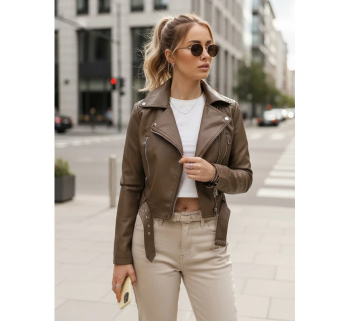 MASSI dámská světle hnědá bunda ramon FashionStreet TY5536