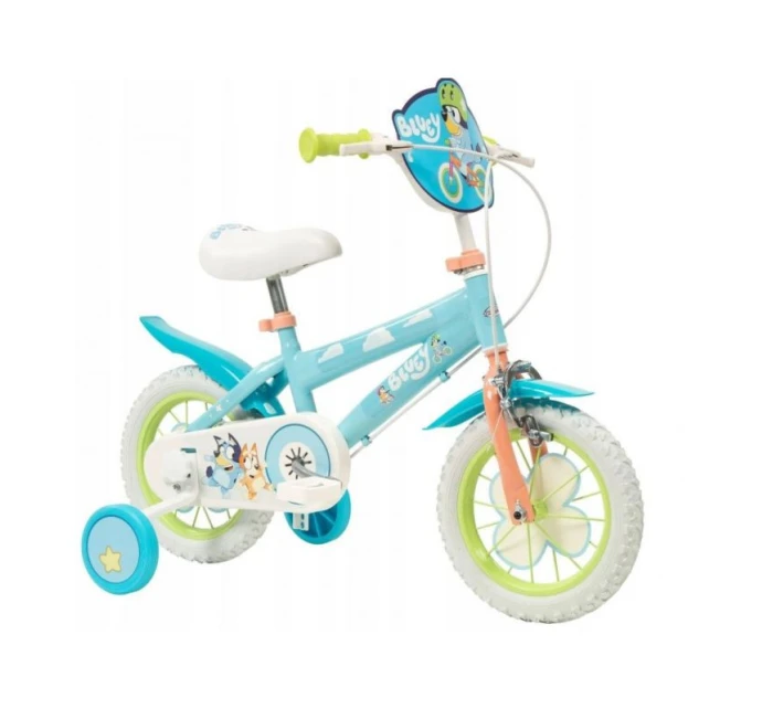 Dětské kolo Modrá a limetkově zelená barva model 21471053 Dětské kolo Modrá a limetkově zelená barva model 21471053