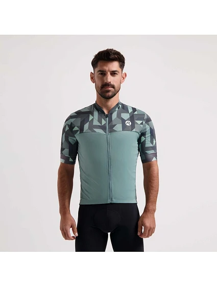 Rogelli pánský dres ESSENTIAL GRAPHIC šedý XL