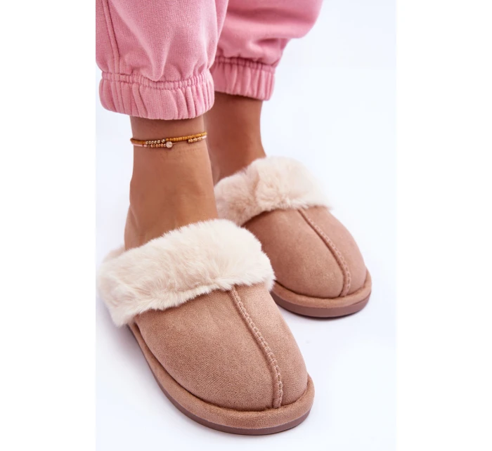 Dámské Pantofle s Kožíškem model 21631458 - Boto Dámské Pantofle s Kožíškem model 21631458 - Boto