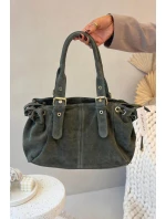 Kabelka z přírodního semiše olivová model 21728337 - Boto