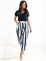 Spodnie IT SP model 22133171 biało granatowy - FPrice