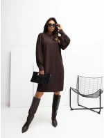RV SK šaty A1059.17 tmavě hnědé RV SK šaty A1059.17 tmavě hnědé