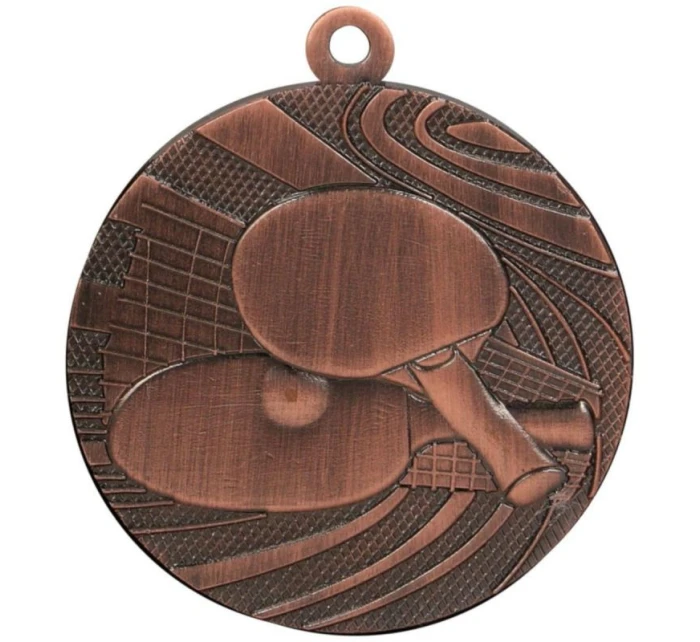 Bronzová medaile - stolní tenis - ocelová medaile