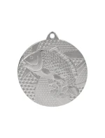 Stříbrná medaile - rybaření - ocelová medaile
