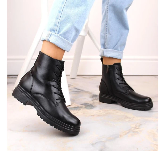 Vinceza W JAN238A zateplené boty černá