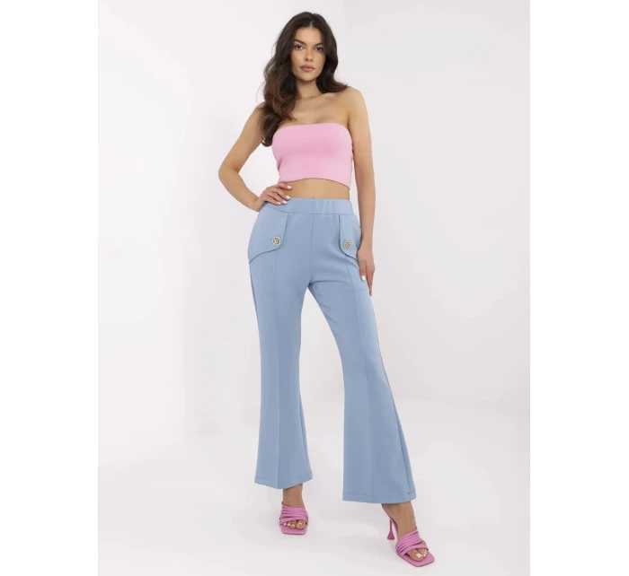 Kalhoty DHJ SP model 21034906 modré - FPrice Kalhoty DHJ SP model 21034906 modré - FPrice