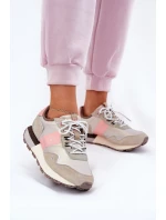 Dámské semišové tenisky Big Star HI-POLY SYSTEM – šedo-růžové Dámské semišové tenisky Big Star HI-POLY SYSTEM – šedo-růžové