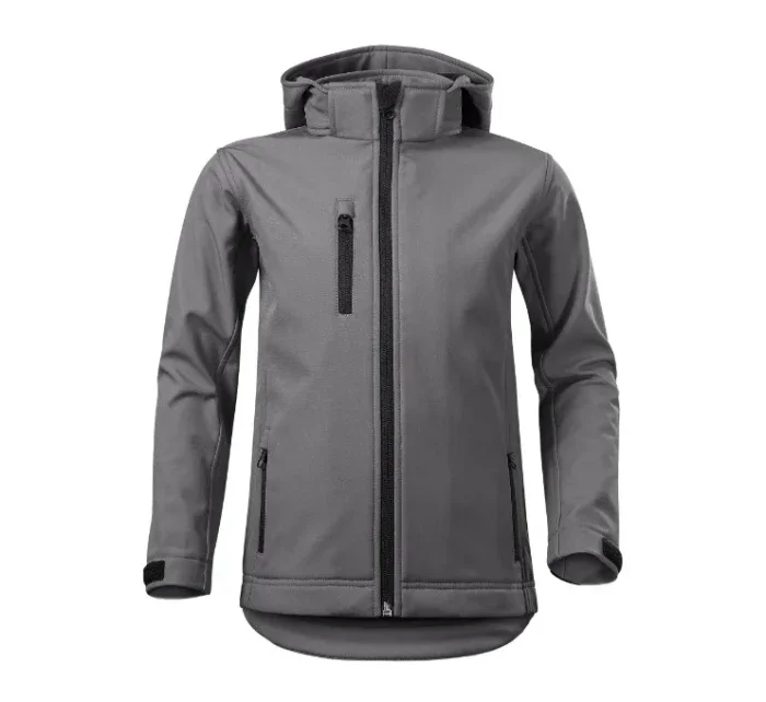 Performance softshellová bunda dětská ocelově šedá Performance softshellová bunda dětská ocelově šedá