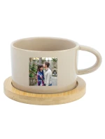 Personalizovaný keramický hrníček Makronka s fotografií 