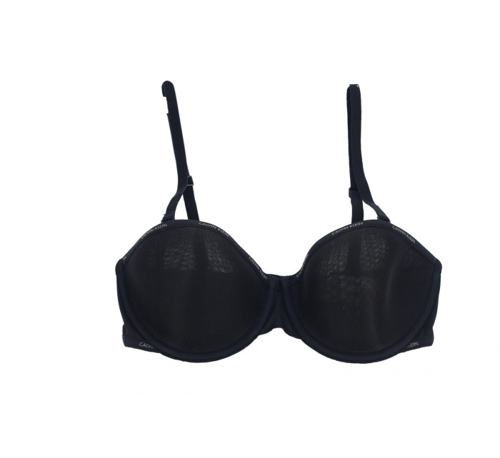 Podprsenka  korzetová QF4636E-100 černá - Calvin Klein