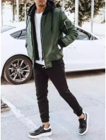 Pánská zelená bunda FashionStreet TX4190 Pánská zelená bunda FashionStreet TX4190